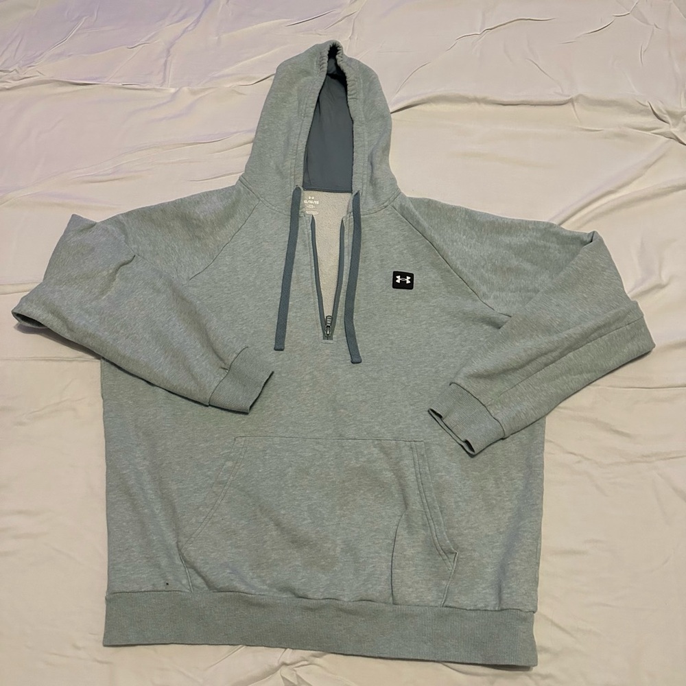 Under Armour Grey Half-Zip Hoodie - XL